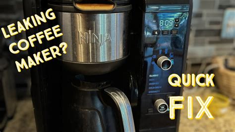 How to Fix a leaking Ninja Coffee maker